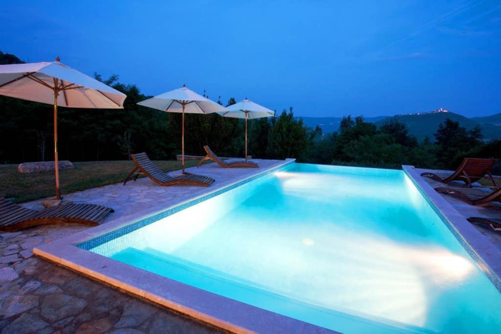 Villa Bazjaki - Beautiful Stone Villa In Istria With Private Pool Livade Exterior foto